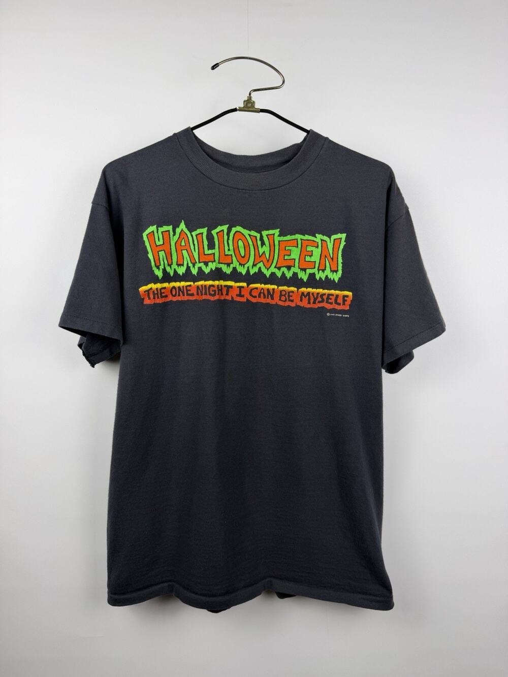 Vintage 90’s Halloween The One Night I Can Be Myself Single Stitch XL 24x29